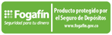 Logo de Producto protegido por el Seguro de Depósitos Fogafin